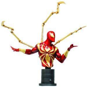 Bowen Designs Iron Spider-Man (スパイダーマン) Mini-Bust フィギュア おもちゃ 人形