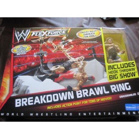 BREAKDOWN BRAWL RING WITH HOOK THROWING BIG SHOW フィギュア おもちゃ 人形
