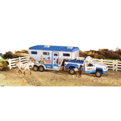Breyer Animal Rescue Truck and Trailer フィギュア ダイキャスト 人形