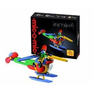 Building Set - ヘリコプター Chopper Construction Toy Kit - 63 Piece - Ages 5+ ブロック おもちゃ