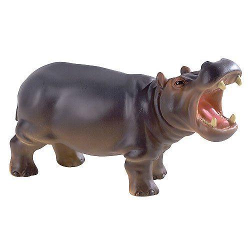 Bullyland ブリーランド - Bullyland ブリーランド Animal World Soft Play Figure Hippopotamus 27 珊 フィギュア本体-フィギュア