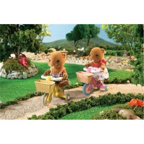 Calico Critters Zach \u0026 Sandy Trike Ride