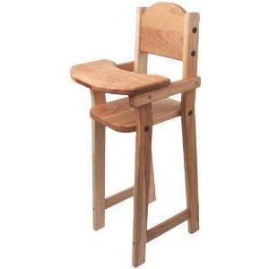 Camden Rose Cherry Wood Doll High Chair， Flat Pack， 30 tall ドール 人形 フィギュア
