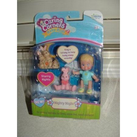 Caring Corners Baby Buds Girl with Bunny Starry Nights ~Nighty Night Figures ドール 人形 フィギュ