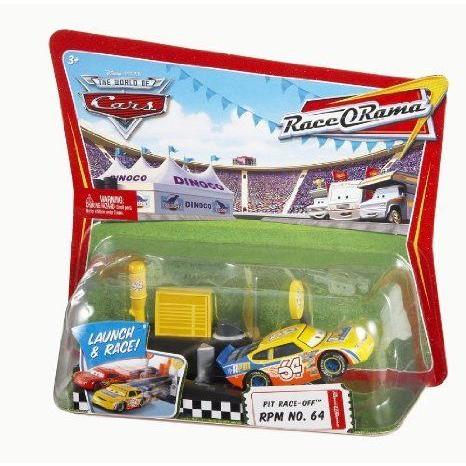 Cars Pit Race-Off RPM Launcher ミニカー ミニチュア 模型 プレイセット自動車 ダイキャスト