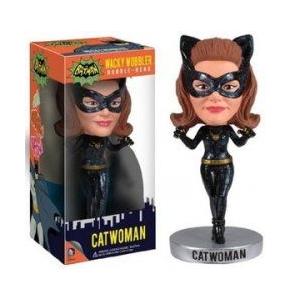 Catwoman ~6.75 Bobble Head フィギュア: 1966 クラシック バットマン Wacky Wobblers Series 131002fnp