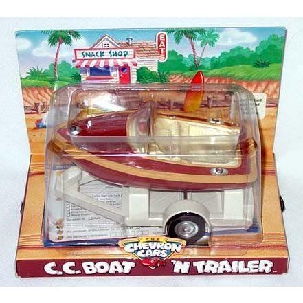 Chevron Cars CC Boat 'N Trailer フィギュア ダイキャスト 人形