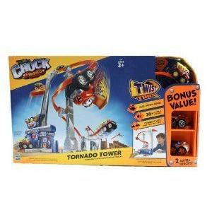 Chuck \u0026 Friends Tornado Tower プレイセット ミニカー ミニチュア 模型 プレイセット自動車 ダイキャス