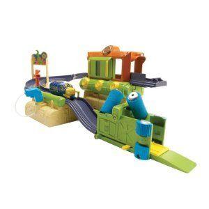 Chuggington (チャギントン) ダイキャスト Fix And Go Repair Shed プレイセット ミニカー ミニチュア 模