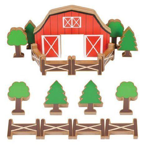 Chunky Farm Building Blocks ブロック おもちゃ