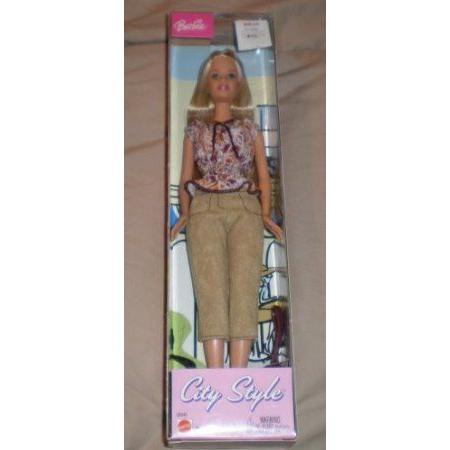 City Style Fashion Blonde Barbie(バービー) Doll ドール 人形 フィギュア