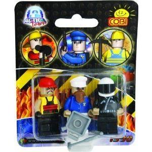 COBI Action Town 図形 あやつり人形, Assortment My Vary, 3 図形 あやつり人形 Included 立ちはだかる 手あそび フィギュア-フィギュア本体