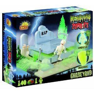 Cobi Blocks Graveyard Monsters vs. Zombies Toy, 140-Piece ブロック おもちゃ