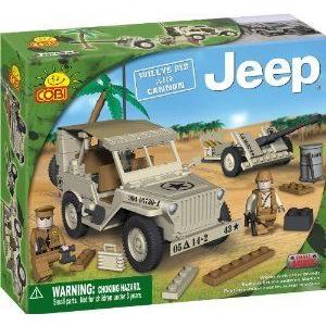 COBI Small Army Jeep Willy's M38 Historical Replica with Cannon, 180 Piece Set ブロック おもちゃ