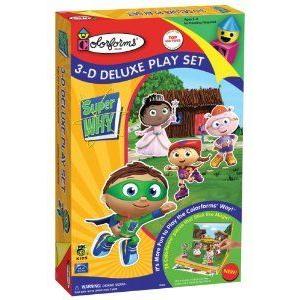 Colorforms 3D Deluxe プレイセット Super WHY