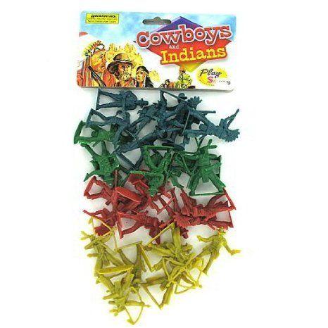 Cowboys and indians プレイセット - Case of 48