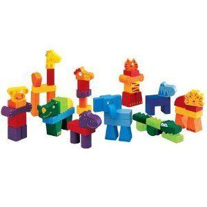 Creanimaux 52pc Wooden Blocks ブロック おもちゃ