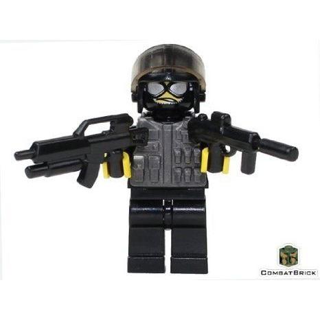 Custom Army Builder Military Minifigure - Special Forces Soldier Black Ops Trooper ブロック おもちの画像