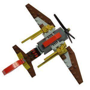 Custom LEGO (レゴ) Steampunk Airplane: Amazing Flying and Tumbling Machine ブロック おもちゃ