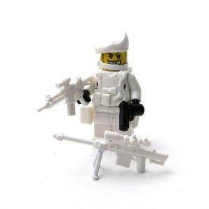 Custom Special Forces Winter Army Commando- Battle Brick Custom Minifigure ブロック おもちゃ