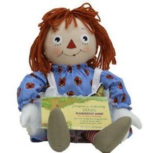 Dakin Raggedy Ann \u0026 the Golden Butterfly Storybook Doll, Limited Editon Raggedy Ann Doll Set ドー