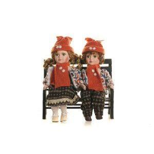 Damara Couple's Porcelain Dolls Romantic Winter Party Dating Stylish Exquisite Design 12 Box ドー