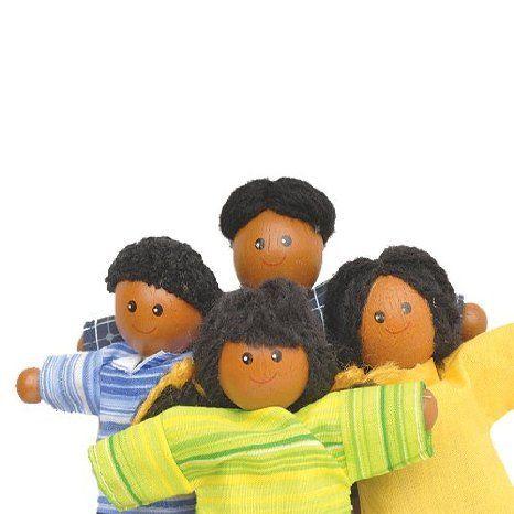 Dark Skin Posable Doll Family ドール 人形 フィギュア