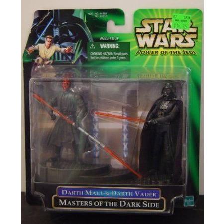 Darth Maul (ダースモール) and Darth Vader (ダースベイダー) Masters of the Dark Side アクションフィ