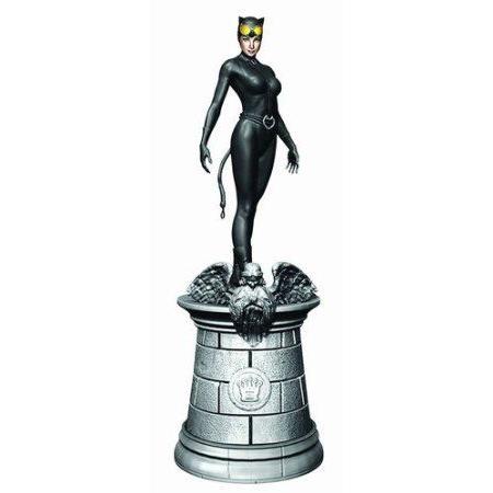 Dc Superhero Chess Collection Magazine #5 Catwoman White Queen フィギュア おもちゃ 人形
