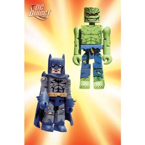 DC Universe MiniMates Wave 3 Battle-Damaged Batman バットマン and Killer Croc フィギュア ダイキャ