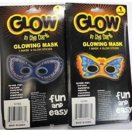 Ddi Girl Glow Masks (Pack Of 12)