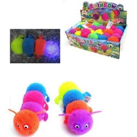 Ddi Light Up Caterpillar Puffer (Pack Of 72) フィギュア-ゲーム、おもちゃ