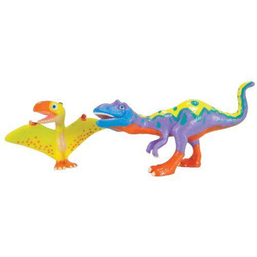 Dinosaur Train Alvin and Petey DinoVision 2 Pack 図形 ダイキャスト あやつり人形 フィギュア本体-フィギュア