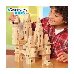Discovery Kids Wood Castle Blocks Set ブロック おもちゃ