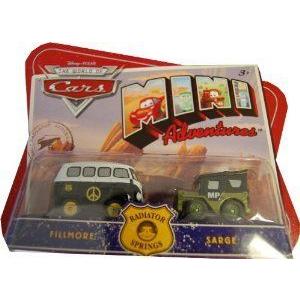Disney (ディズニー) CARS Mini Adventures Radiator Springs 2-Pack Fillmore \u0026 MP Sarge ミニカー ミニ