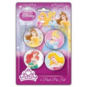 Disney (ディズニー) Princesses Pin Set, 4-Pack フィギュア おもちゃ 人形