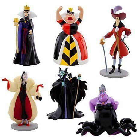Disney (ディズニー) Villain 6 Pc アクションフィギュア Setの画像