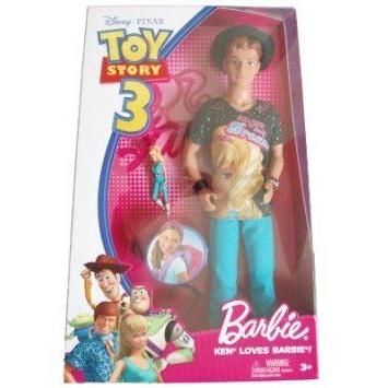 Disney (ディズニー)/ Pixar (ピクサー) Toy Story 3 (トイストーリー3) Barbie(バービー) Doll Ken Love