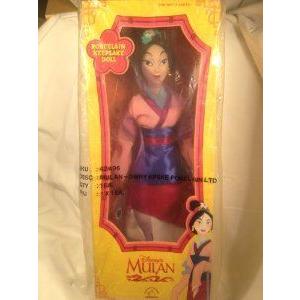 Disney (ディズニー)Mulan Porcelain Keepsake Doll ドール 人形 フィギュア
