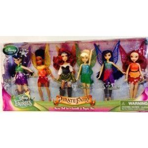 Disney (ディズニー)Pirate Fairy Set of 6 Dolls Tinkerbell (ティンカーベル) Fairy Doll NEW ドール