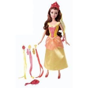 Disney (ウォルトディズニー)Princess Clip 'n Style Belle Doll お人形さん あやつり人形 図形 フィギュア-ゲーム、おもちゃ