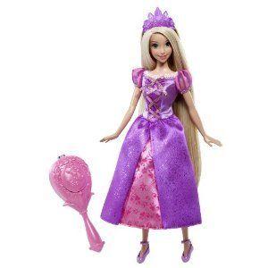 Disney (ウォルトディズニー)Princess Color Change Brush Rapunzel Doll お人形さん あやつり人形 図形