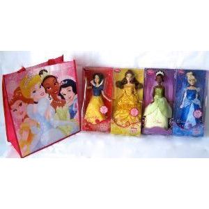 贅沢屋の Disney (ディズニー)Princess Snow White (白雪姫) Belle Tiana Cinderella (シンデレラ) Deluxe Doll Gi その他