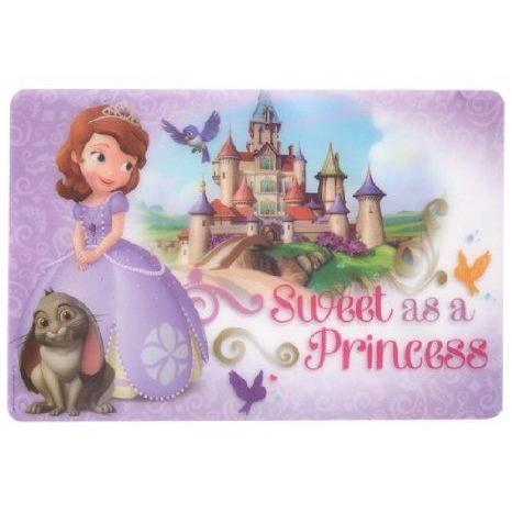 Disney (ウォルトディズニー)Princess Sofia the First Placemat お人形さん あやつり人形 図形 フィギュア本体-フィギュア-ゲーム、おもちゃ