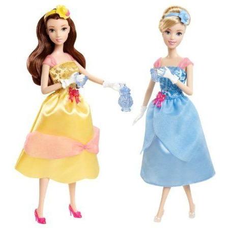 Disney (ディズニー)Princess Tea Time Belle and Cinderella (シンデレラ) Doll Giftset ドール 人形 フ