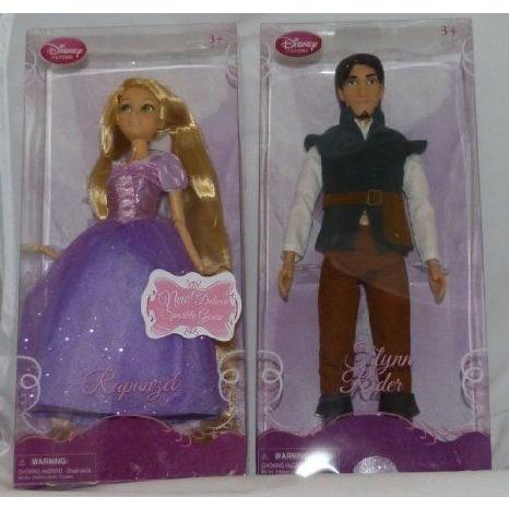 Disney (ディズニー)Store Tangled 12'' Rapunzel \u0026 Flynn Rider Doll Set ドール 人形 フィギュア