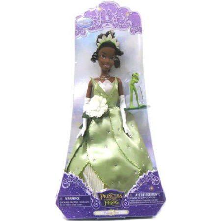 Disney (ウォルトディズニー)The Princess and the Frog Exclusive Doll Tiana with Frog お人形さん あやつり人形 図形 フィギュア本体-フィギュア