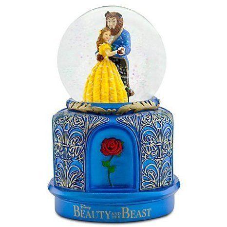 DISNEY OFFICIAL Beauty and the Beast: The Broadway Musical Snowglobe フィギュア おもちゃ 人形