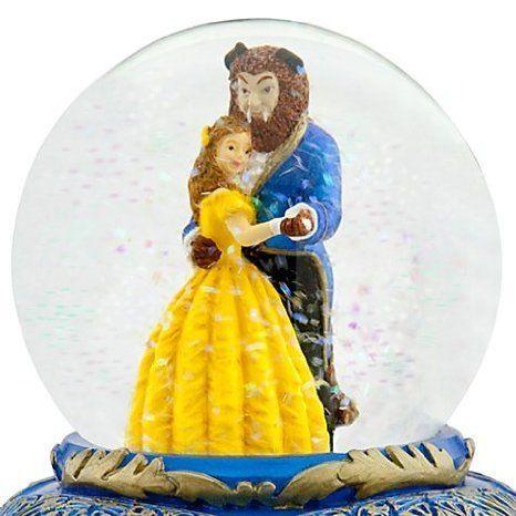 DISNEY OFFICIAL Beauty and the Beast: The Broadway Musical Snowglobe フィギュア おもちゃ 人形_1