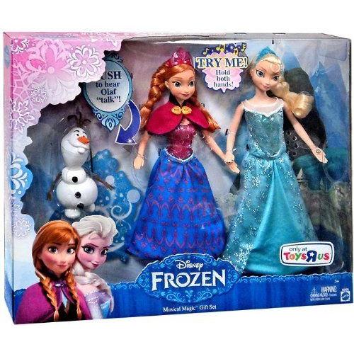 Disney アナと雪の女王 ミュージカル マジック エルサ アナ　オラフ　人形 Frozen Musical Magic Gift Se_1